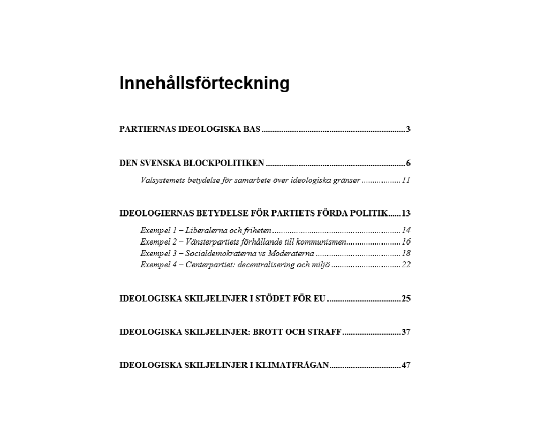 Ideologiska skiljelinjer