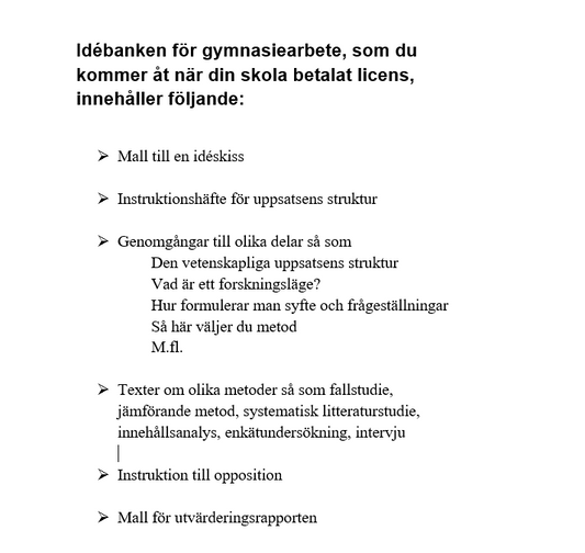 Gymnasiearbete